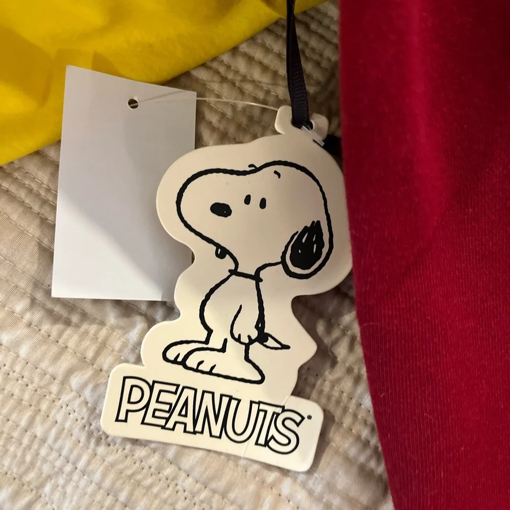 Peanuts Red Crewneck Sweatshirt with Character Graphic - Picture 5 of 6